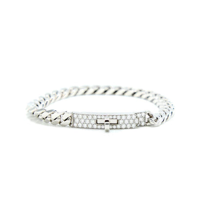 [Stellar Jewelry]KELLY CHAIN SILVER DIAMOND BRACELET