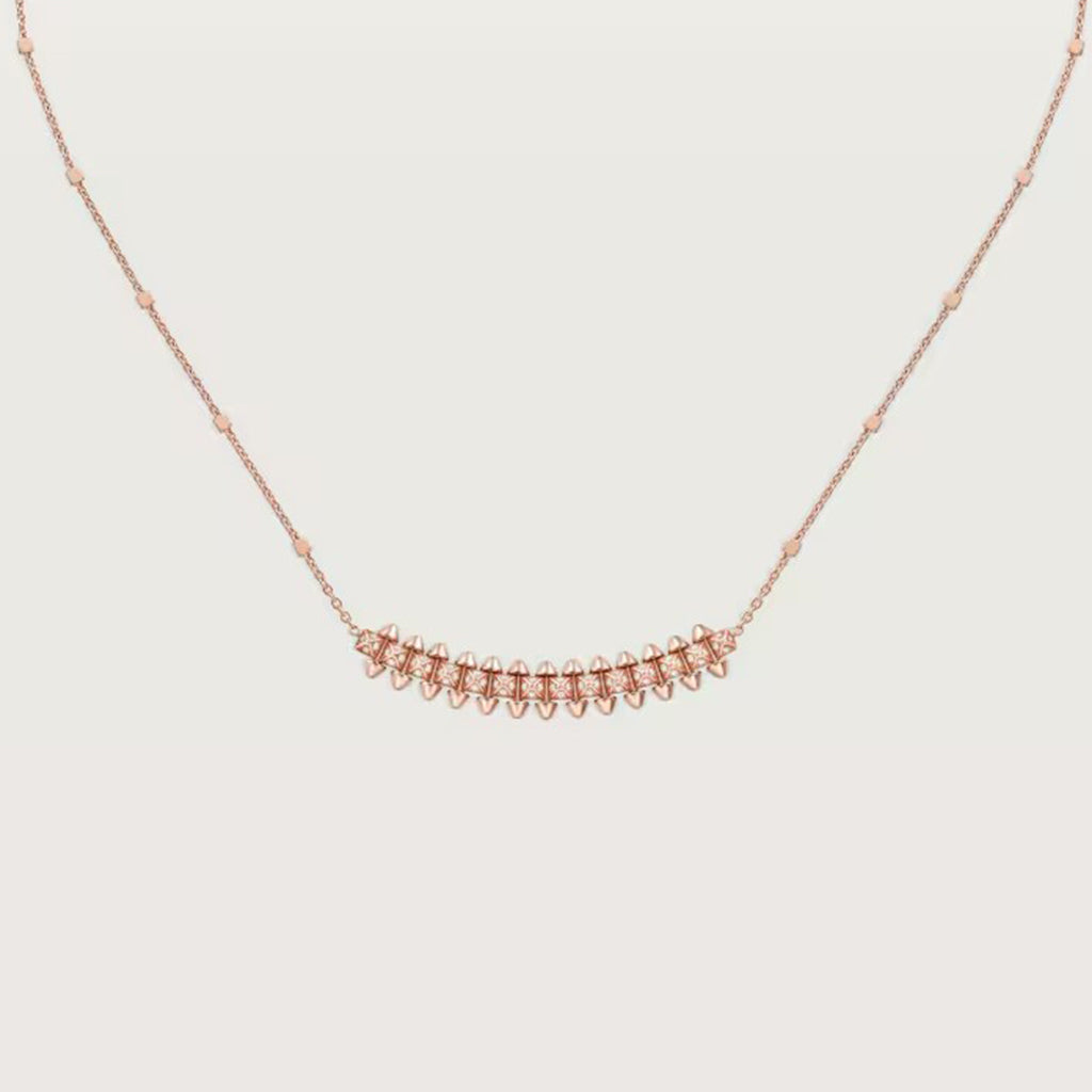 [Stellar Jewelry]CLASH  SMALL FULL DIAMOND NECKLACE