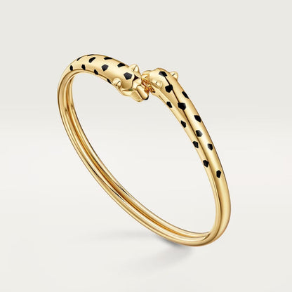 [Stellar Jewelry]PANTHERE DOUBLE HEADED OPEN BRACELET