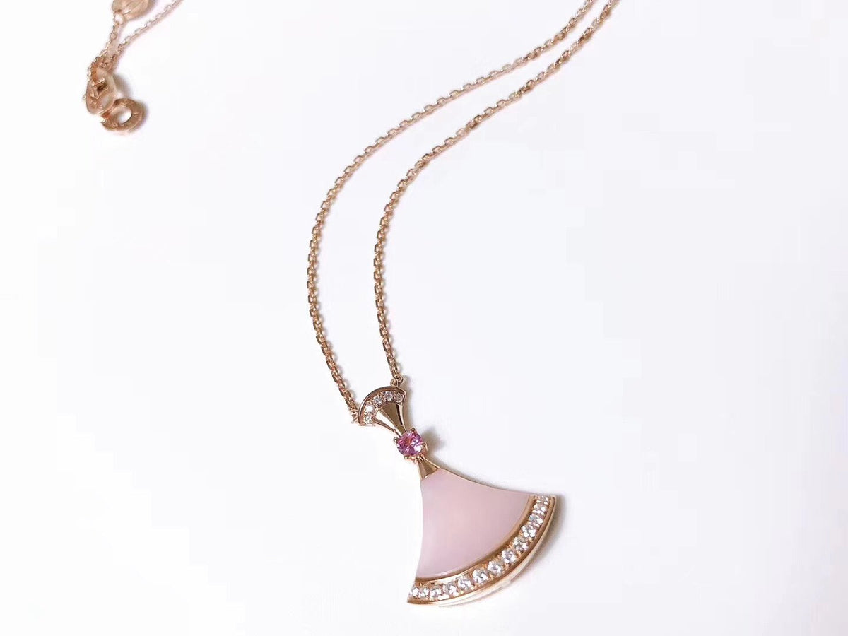 [Stellar Jewelry]DREAM NECKLACE PINK MOP DIAMOND