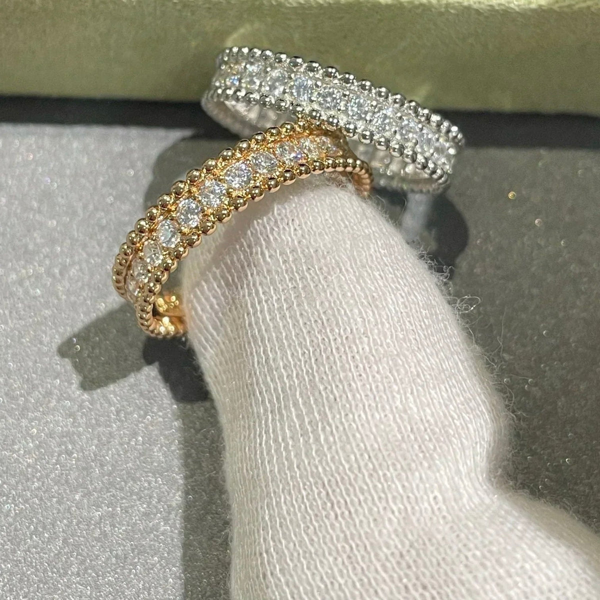 [Stellar Jewelry]PERLEE DIAMOND ROSE GOLD RING