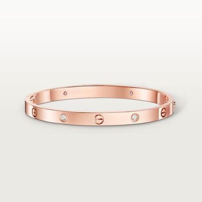 [Stellar Jewelry]LOVE BRACELET 4.8MM 4 DIAMONDS