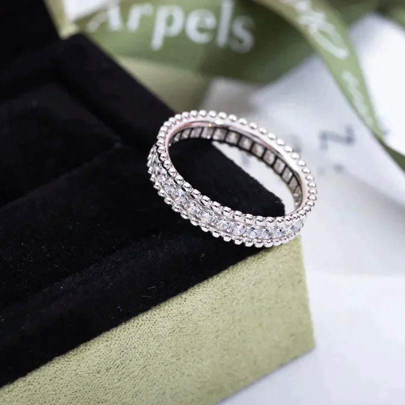 [Stellar Jewelry]PERLEE DIAMOND SILVER RING
