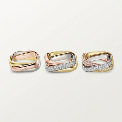 [Stellar Jewelry]TRINITY 3.5MM CUSHION RING COLLECTION