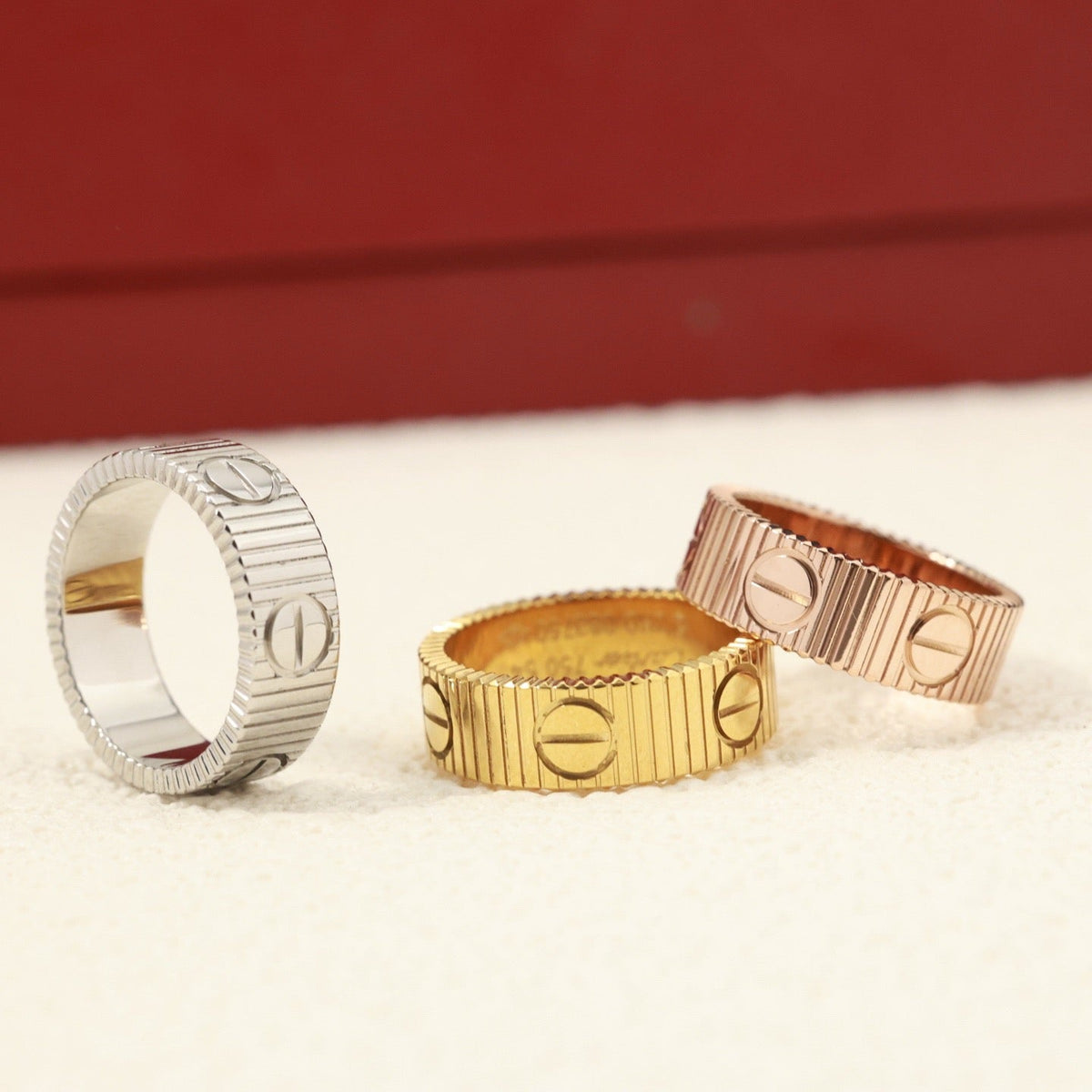 [Stellar Jewelry] 2025 NEW LOVE RING BRUSHED STYLE