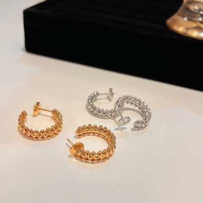 [Stellar Jewelry]CLASH SMALL HOOP EARRINGS