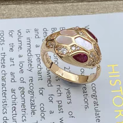 [Stellar Jewelry]BRAND NEW ASSORTED SNAKE HEAD MOTHER OF PEARL RINGS