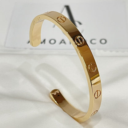 [Stellar Jewelry]LOVE BRACELET 6.1MM OPEN CUFF