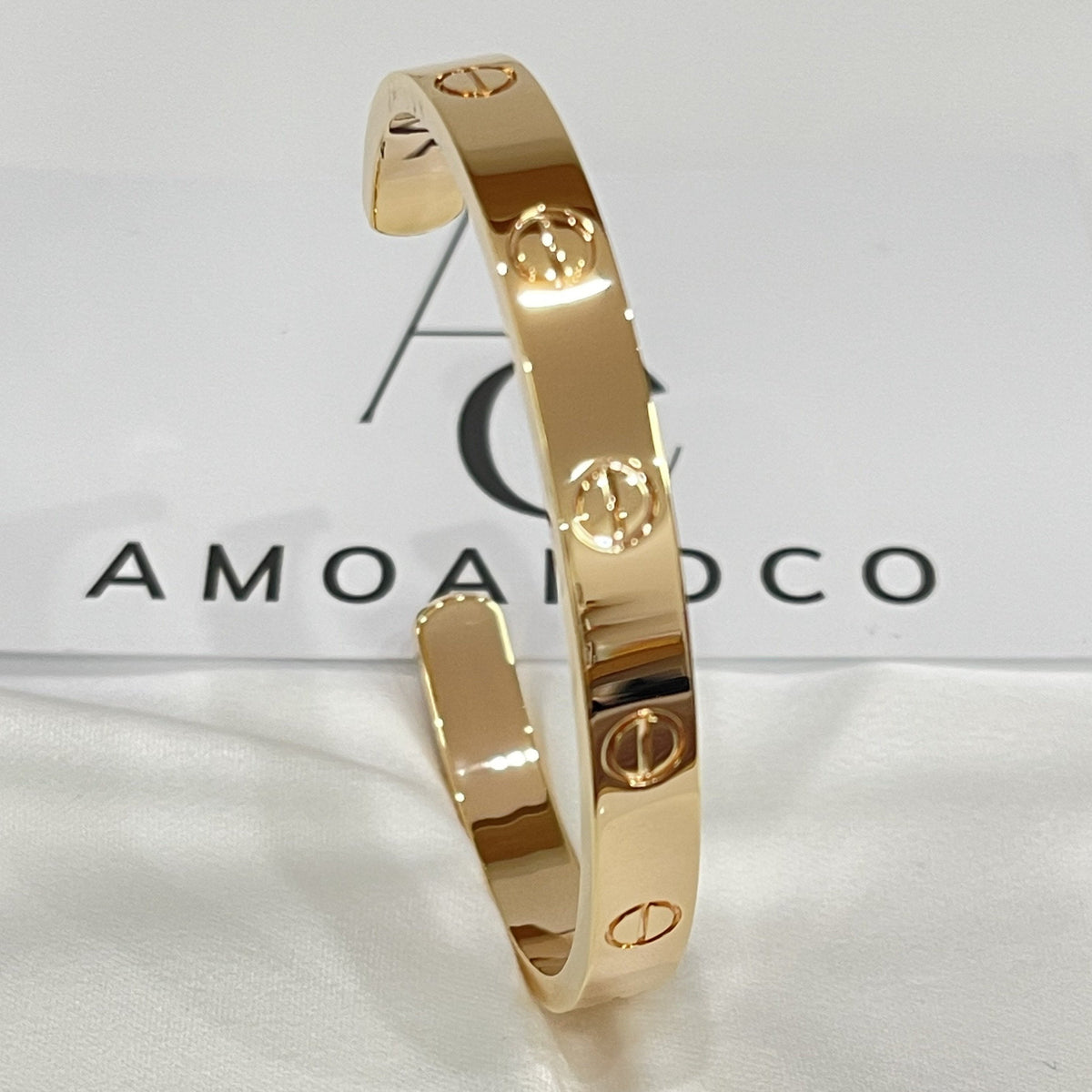 [Stellar Jewelry]LOVE BRACELET 6.1MM OPEN CUFF