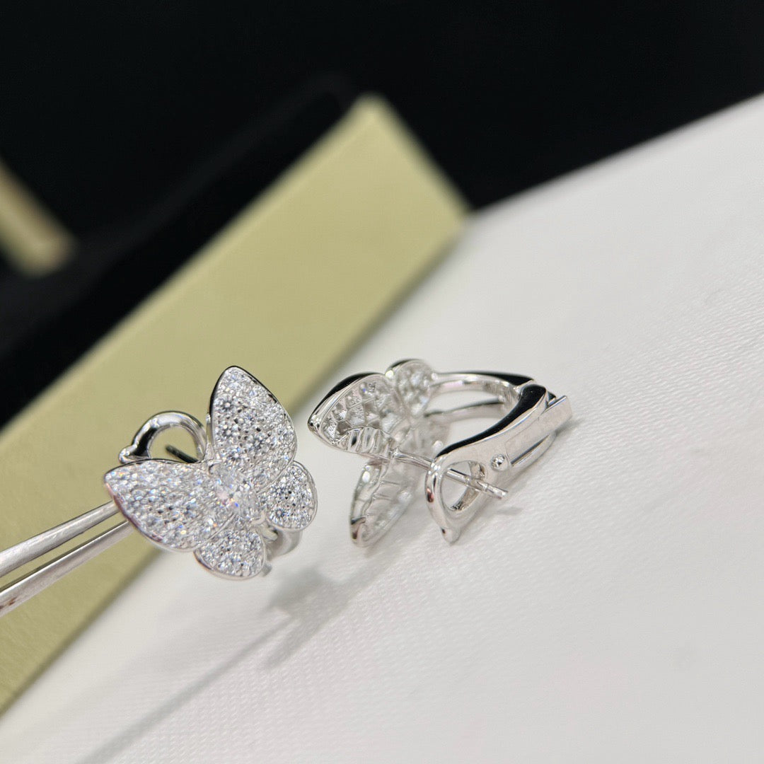 [Stellar Jewelry]BUTTERFLY ALL DIAMOND EARRINGS