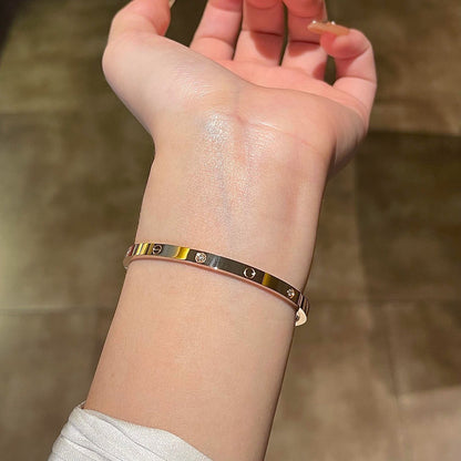 [Stellar Jewelry]LOVE BRACELET 3.65MM 6 DIAMONDS