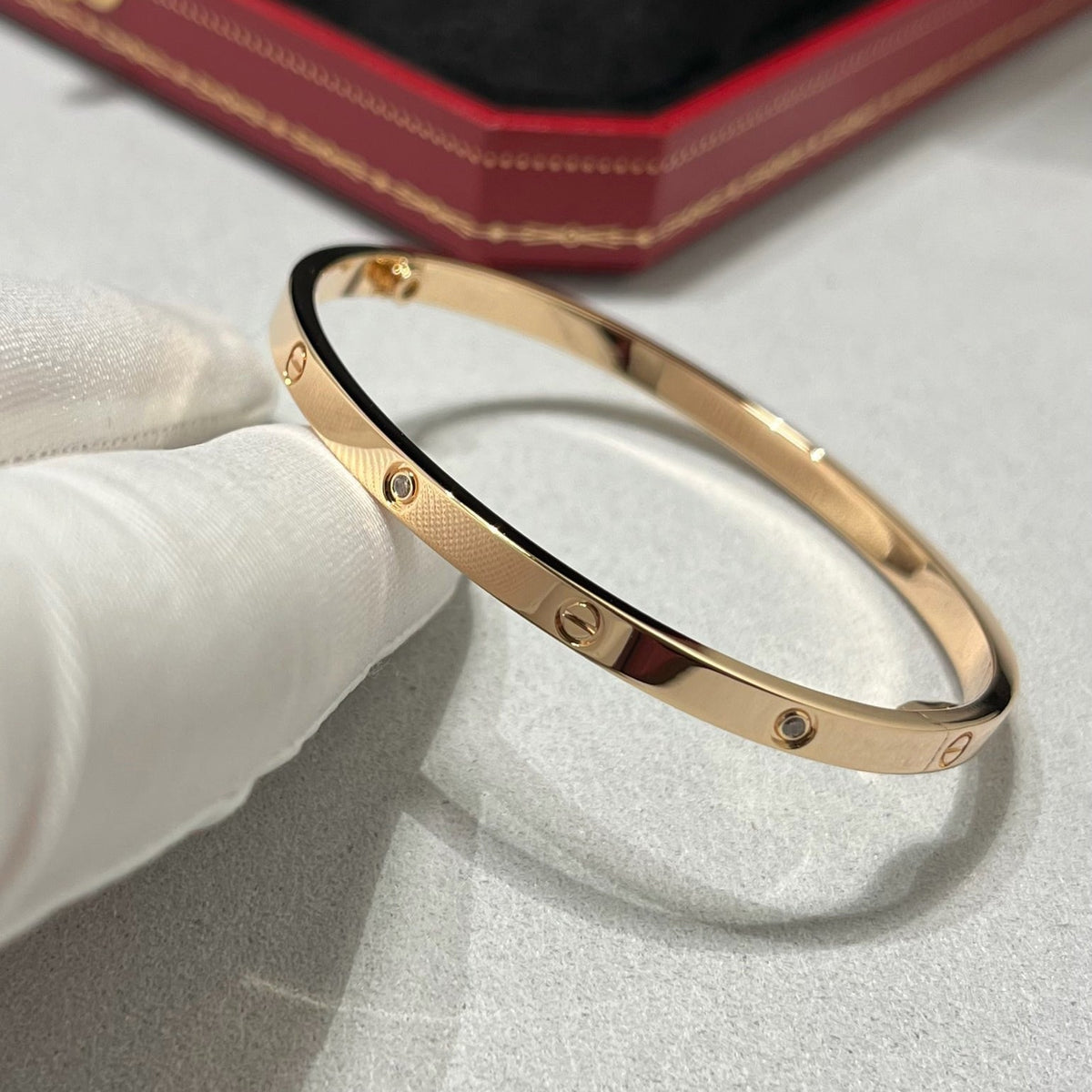 [Stellar Jewelry]LOVE BRACELET 3.65MM 6 DIAMONDS