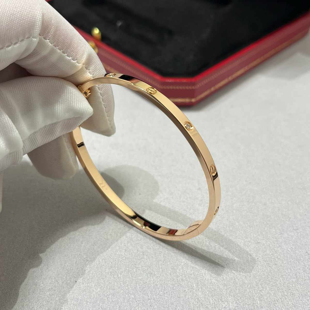 [Stellar Jewelry]LOVE BRACELET 3.65MM 6 DIAMONDS