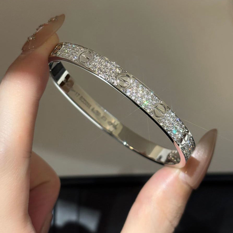 [Stellar Jewelry]LOVE BRACELET 6.1MM DIAMOND-PAVED