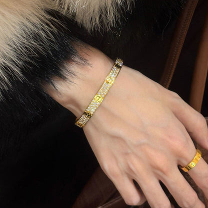 [Stellar Jewelry]LOVE BRACELET 6.1MM DIAMOND-PAVED