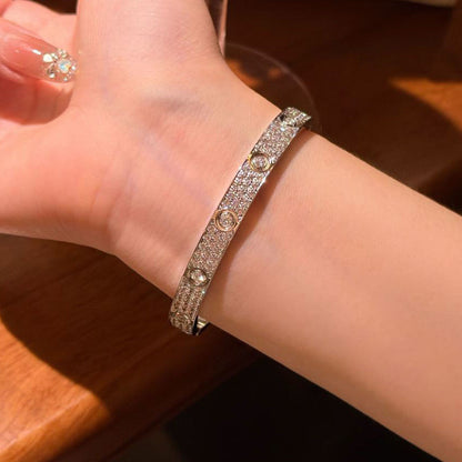 [Stellar Jewelry]LOVE BRACELET 6.1MM DIAMOND-PAVED 10 BIG DIAMONDS