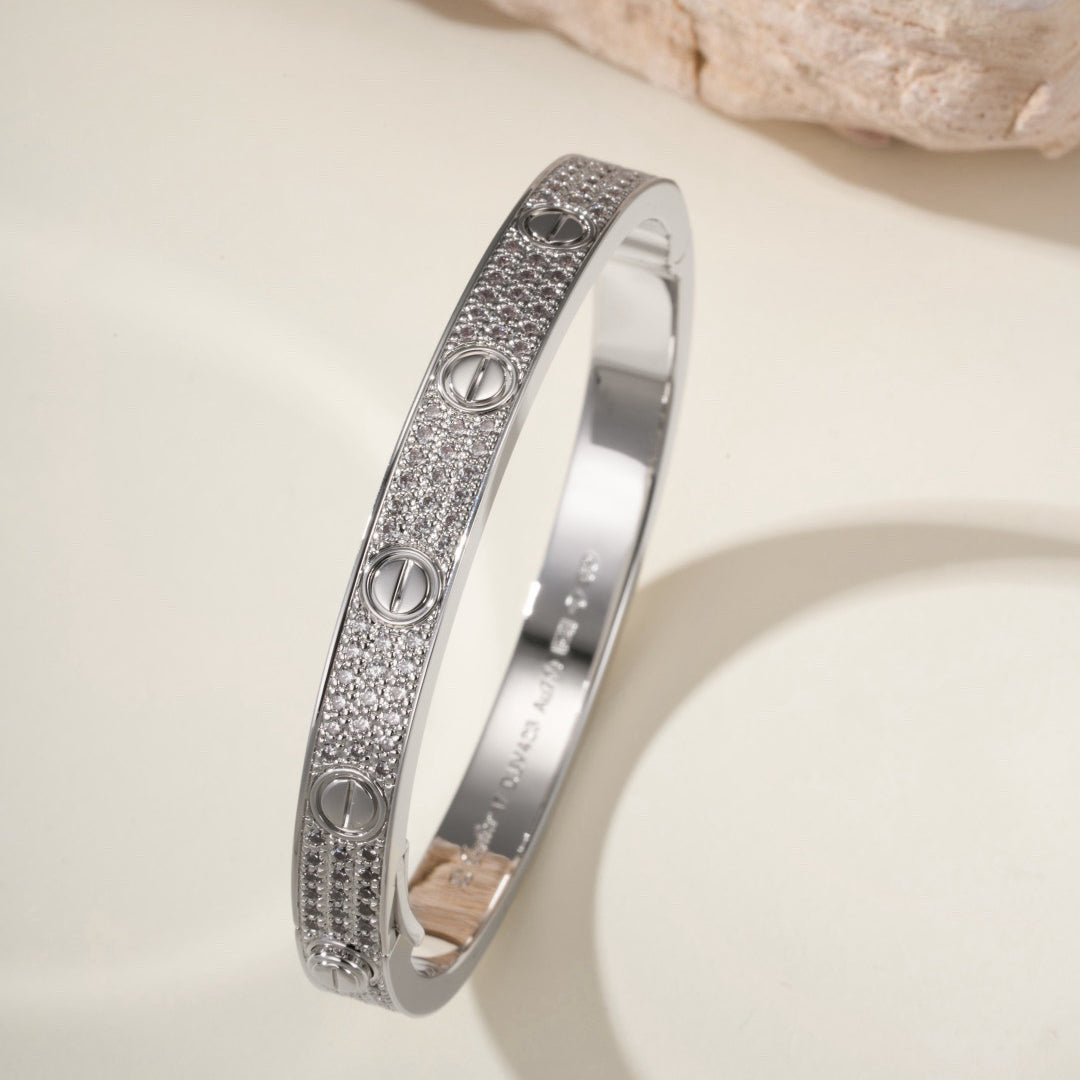[Stellar Jewelry]LOVE BRACELET 6.1MM DIAMOND-PAVED