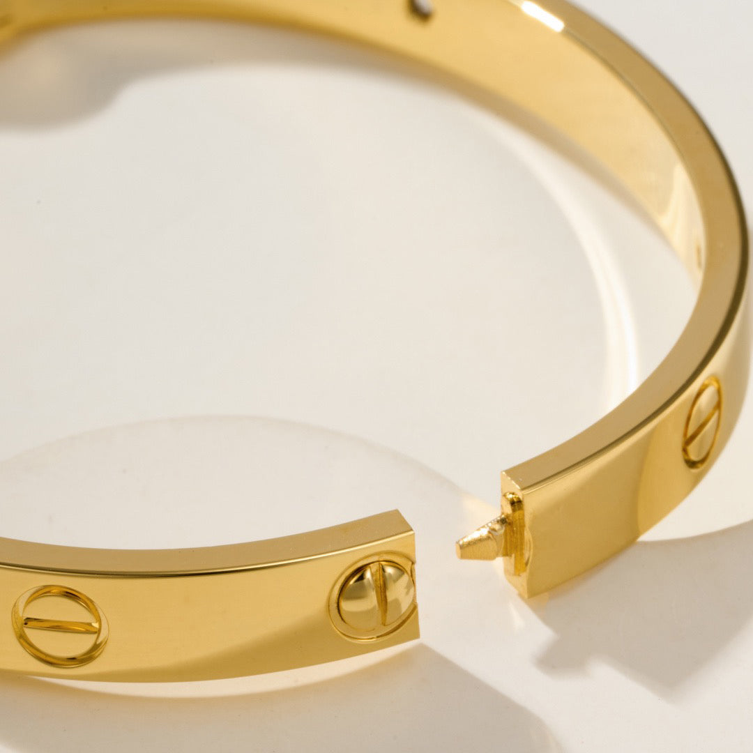 [Stellar Jewelry]LOVE BRACELET 6.1MM 4 DIAMONDS