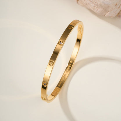 [Stellar Jewelry]LOVE BRACELET 3.65MM 6 DIAMONDS