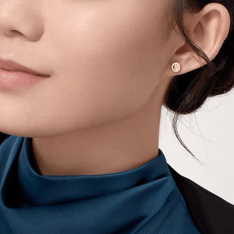 [Stellar Jewelry]LOVE EARRINGS 7.2MM