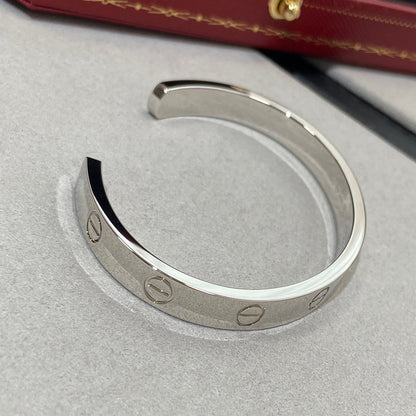 [Stellar Jewelry]LOVE BRACELET 6.1MM 1 DIAMOND OPEN CUFF