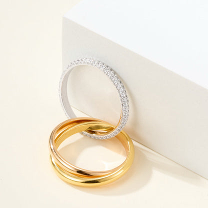 [Stellar Jewelry]TRINITY 2.5MM RING COLLECTION