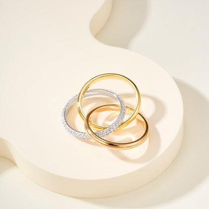 [Stellar Jewelry]TRINITY 2.5MM RING COLLECTION