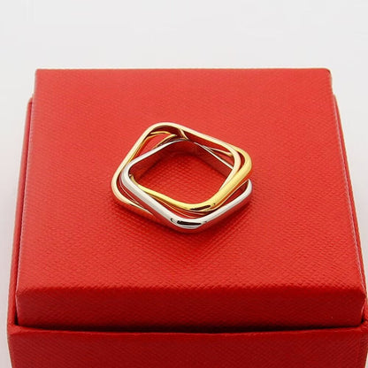 [Stellar Jewelry]TRINITY 3.5MM CUSHION RING COLLECTION