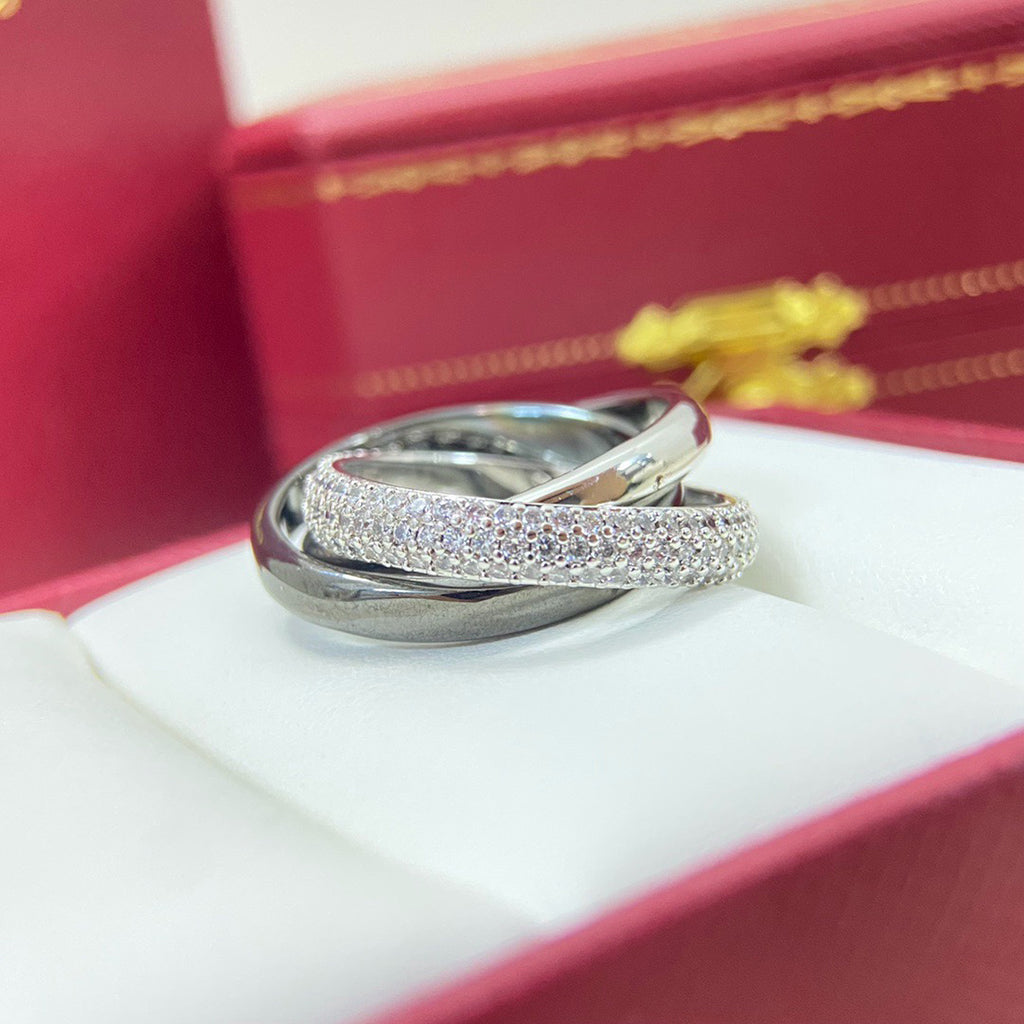 [Stellar Jewelry]TRINITY 3.2MM RING BLACK CERAMIC