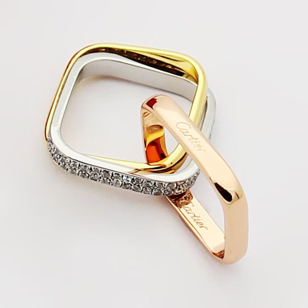 [Stellar Jewelry]TRINITY 3.5MM CUSHION RING COLLECTION