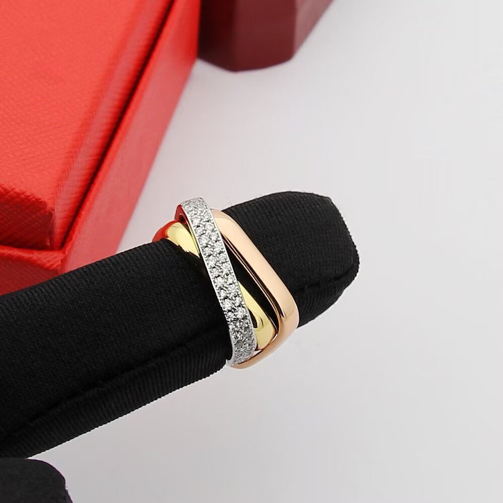 [Stellar Jewelry]TRINITY 3.5MM CUSHION RING COLLECTION