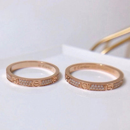 [Stellar Jewelry]LOVE RING 2.65MM DIAMOND
