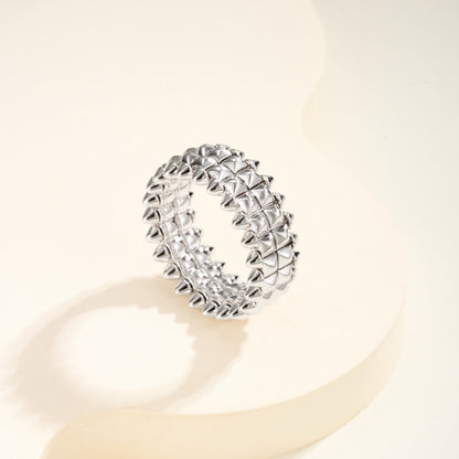 [Stellar Jewelry]CLASH 9.2MM DOUBLE ROW RING