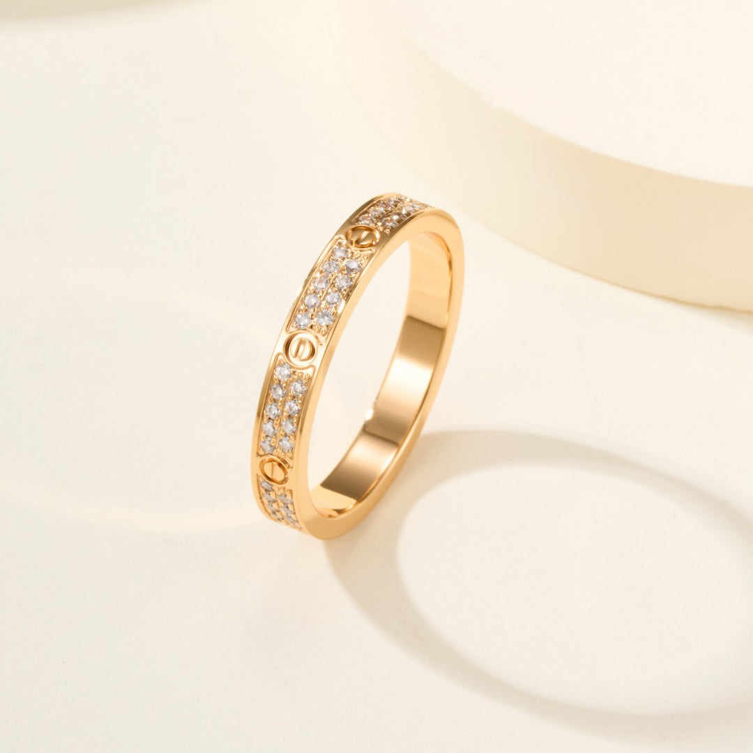 [Stellar Jewelry]LOVE RING 2.65MM DIAMOND