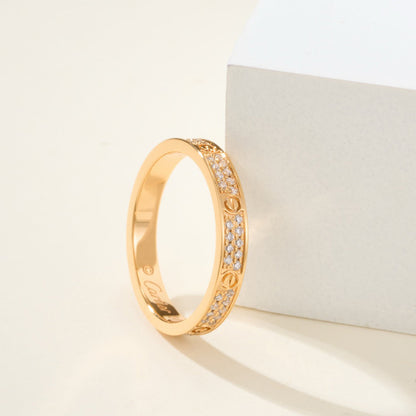 [Stellar Jewelry]LOVE RING 2.65MM DIAMOND
