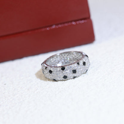 [Stellar Jewelry]PANTHERE SPOTTED FULL DIAMOND RING
