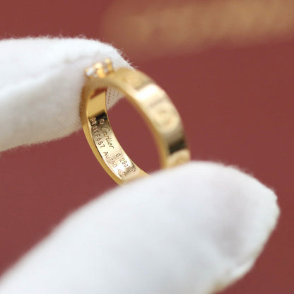 [Stellar Jewelry]LOVE RING 3.6MM 1 BIG DIAMOND