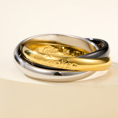 [Stellar Jewelry]TRINITY 3.2MM RING BLACK CERAMIC