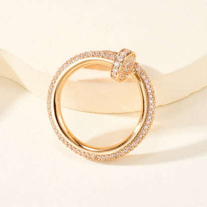 [Stellar Jewelry]JUSTE RING 2.6MM FULL DIAMOND