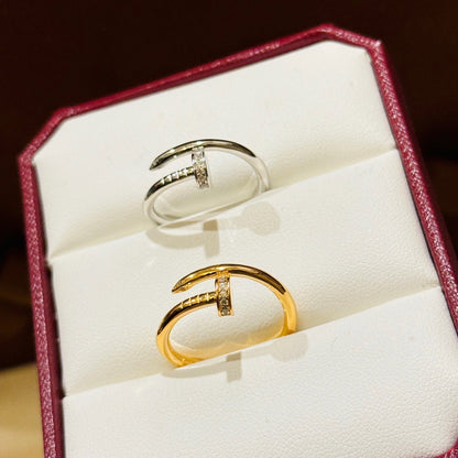 [Stellar Jewelry]JUSTE 1.8MM HALF DIAMOND RING
