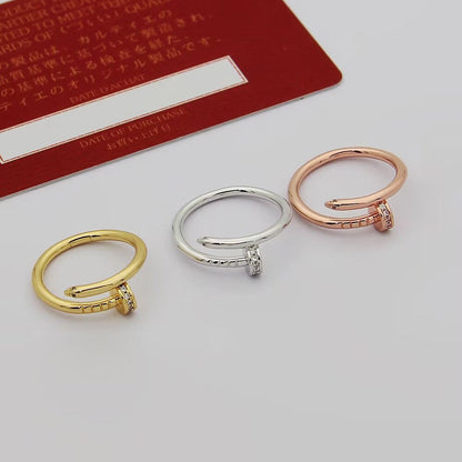 [Stellar Jewelry]JUSTE 1.8MM HALF DIAMOND RING