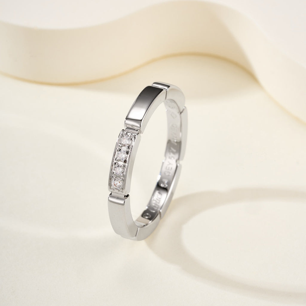 [Stellar Jewelry]MAILLON PANTHERE 4 DIAMOND RING