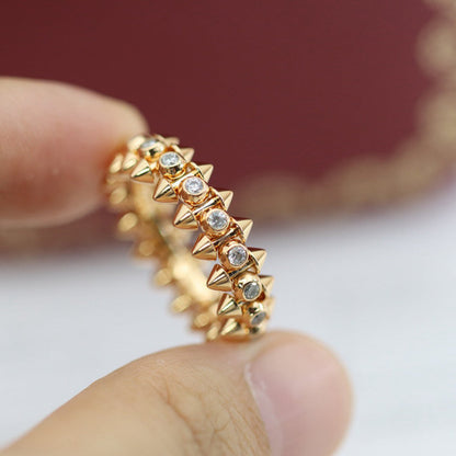 [Stellar Jewelry]CLASH 6.8MM DIAMOND MEDIUM RING