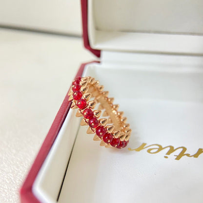 [Stellar Jewelry]CLASH 7.9MM AGATE CHALCEDONY RING