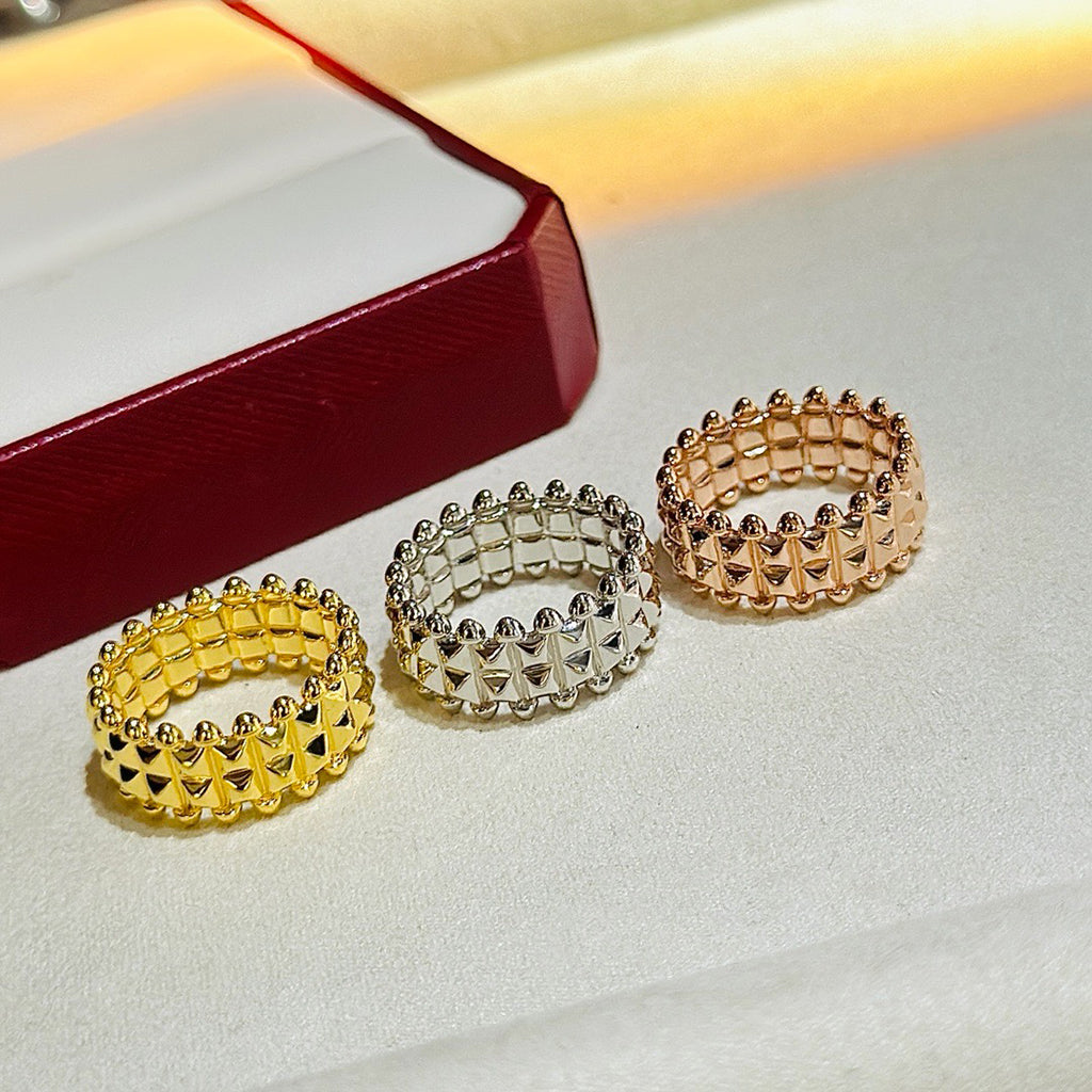 [Stellar Jewelry]CLASH 9.2MM DOUBLE ROW RING