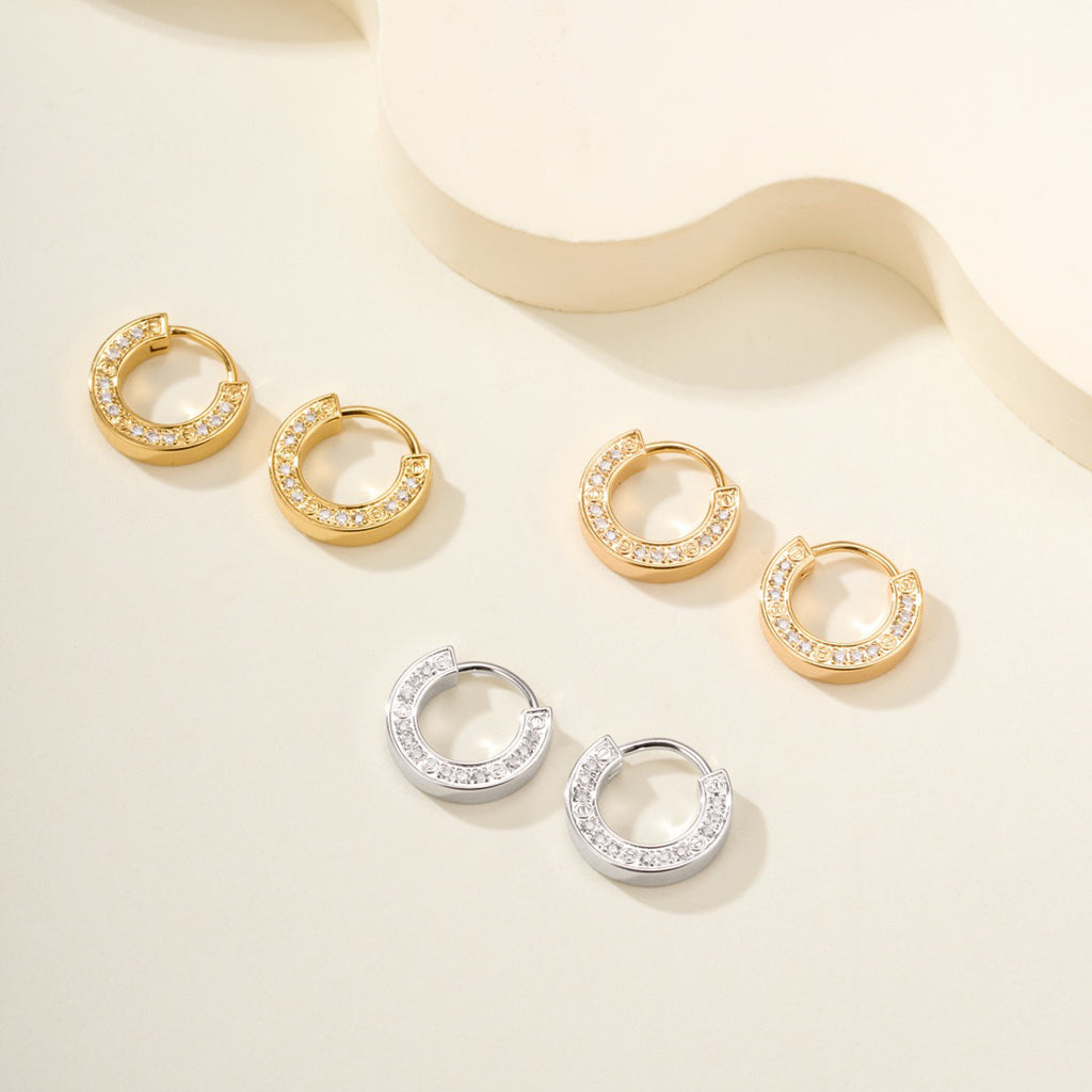 [Stellar Jewelry]LOVE DIAMOND EARRINGS