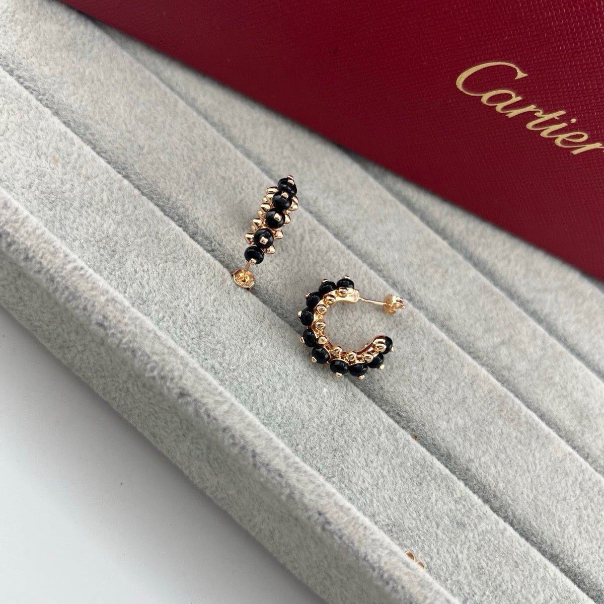 [Stellar Jewelry]CLASH 7.9MM AGATE CHALCEDONY EARRINGS