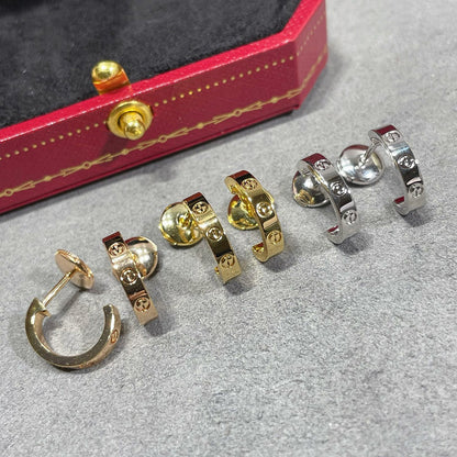 [Stellar Jewelry]LOVE EARRINGS 2.65 MM NO DIAMOND SMALL