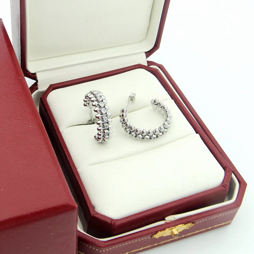 [Stellar Jewelry]CLASH FULL DIAMOND MEDIUM EARRINGS