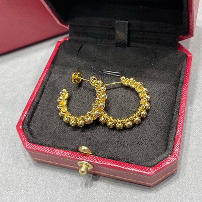 [Stellar Jewelry]CLASH FULL DIAMOND MEDIUM EARRINGS
